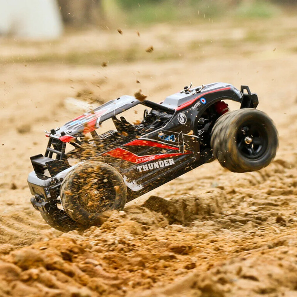 40+ MPH RC автомобиль 1:18 Модель простота в эксплуатации большие дети 4WD батарея питание от бездорожья дистанционное управление пластик 2,4 ГГц гусеничный высокая скорость