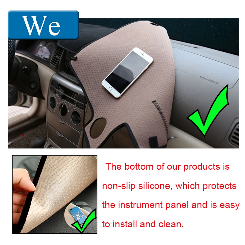 Interior Accessories SAXTZDS Car Dashboard Cover Dash Mat for Lexus RX