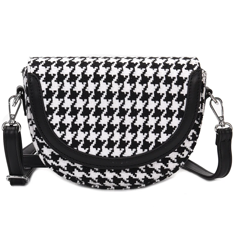 

iVog New Arrival Everyday Female Small Shoulder Shoulder Handbag Geometric gg Fashion Saddle Bags for Women 2019