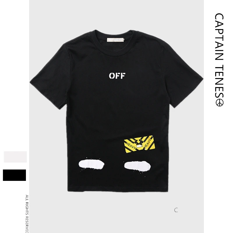 

Basic T-shirt WHITE Short Sleeve T-shirt Slash Striped Short Sleeve T-shirt Bottom Shirt for Men