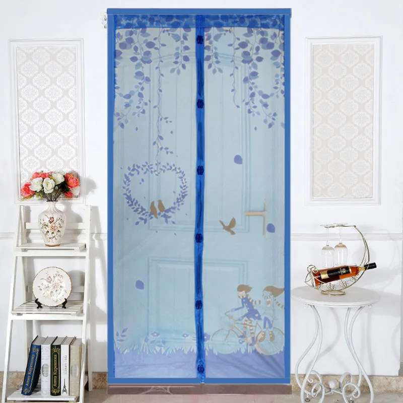Newly Home Magnetic Curtains Mosquito Net On Door Window Mesh with Magnets Insect Screen FIF66