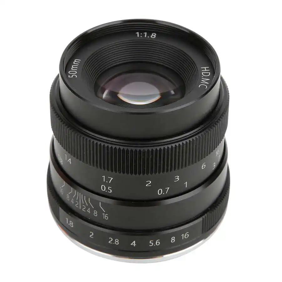 camcorders professional 50mm F1.8 Half Frame Portrait Fixed Focal Lens