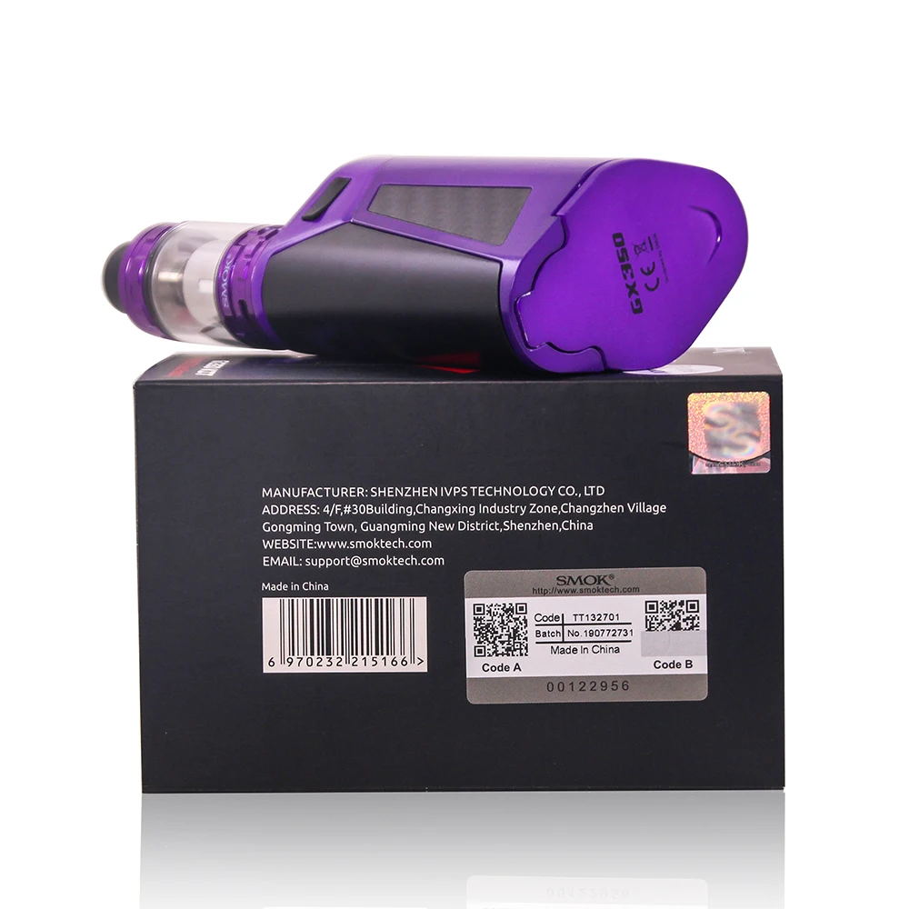 Оригинальный набор SMOK GX350 бокс мод для электронных сигарет TFV8 Cloud Tank 6ml Atomizer T8 Q4 Coil