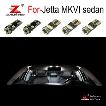 

12pcs LED Glove box lamp + LED interior map lights bulb kit for Jetta 6 MK6 MKVI sedan (2011-2018)