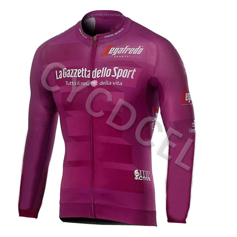 Tour de Italy, новинка, профессиональная команда, Джерси для велоспорта, с длинным рукавом, одежда для велоспорта, дышащая, MTB, рубашки для велоспорта, ropa ciclismo uniformes - Цвет: No.8
