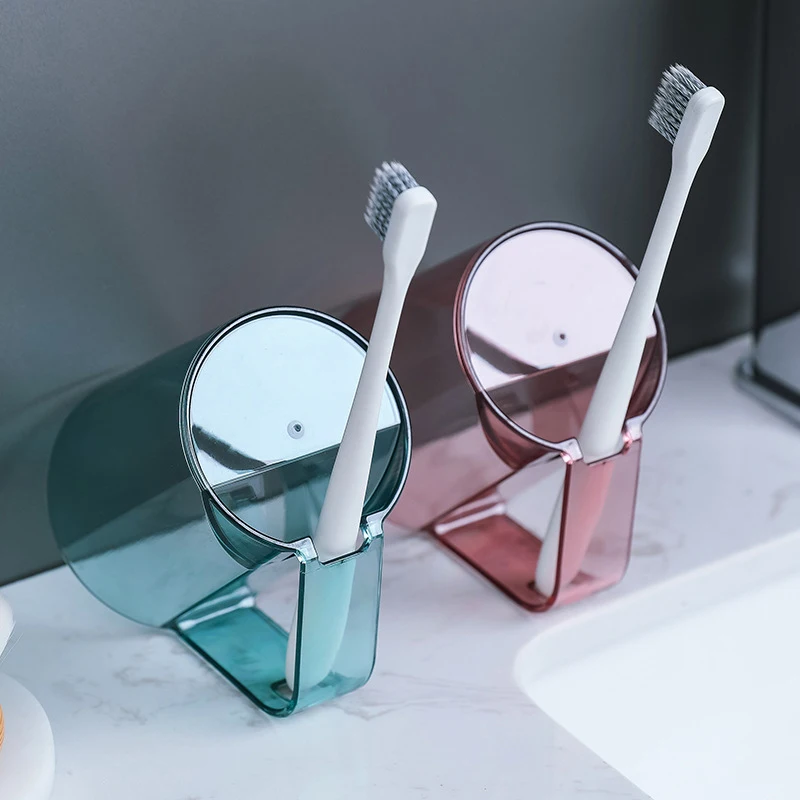 1PC Household Toothbrush Storage Rack Children's Cute Plastic Tooth Mug Mouthwash Cup with
