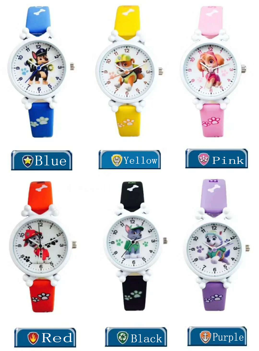 Paw patrol цифровые часы время развития интеллекта учите собак экшн Аниме Фигурка patrulla canina игрушка для детей подарок Эверест