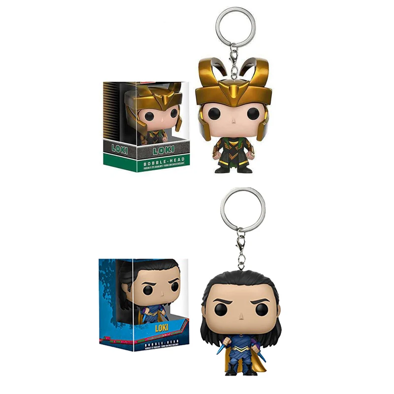 Marvel Мстители 3 война бесконечности LOKI виниловый брелок для ключей фигурки героев