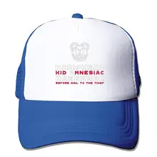 Логотип Radiohead, Регулируемый логотип музыкальной группы, Кепка Дальнобойщика, бейсболка с сеткой, Черная кепка для подростков и взрослых