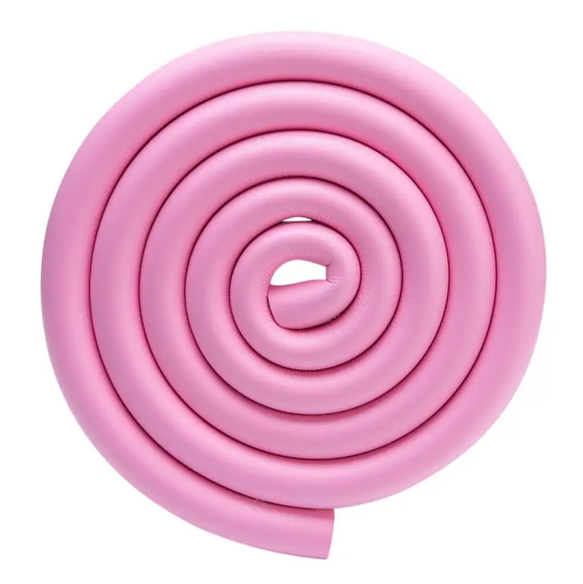 Pink 2 м защитный уголок для детей протектор детская защитная накладка на углы ленты Детские протекторы для мебели угловая защита - Цвет: Pink