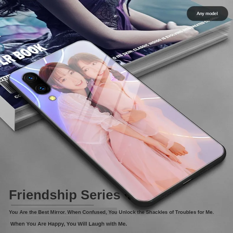 cool iphone 12 pro max cases Custom Personalized Glass Phone Case for IPhone 13 14 12 7 8 Plus X 11 Pro XS MAX XR Cover Customized Design Picture Name Photo iphone 12 pro max silicone case