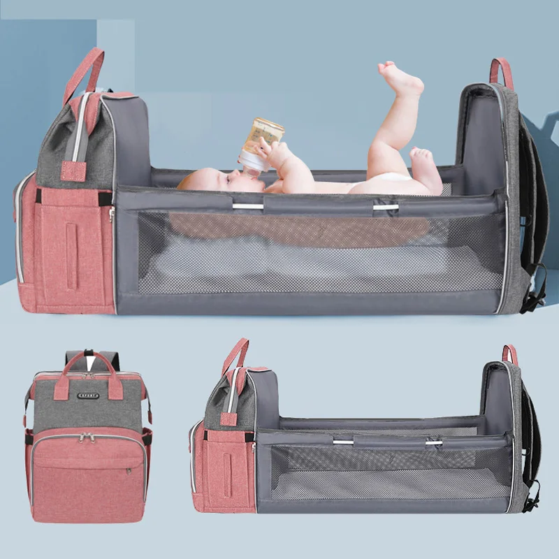 Fashion Diaper Mummy Maternity Nappy Bag Brand Large Capacity Baby Bag Travel Backpack Designer Nursing Bag for Baby Care