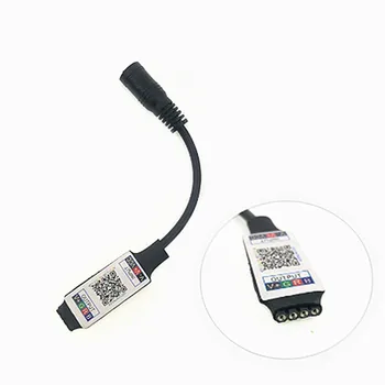 

Mini RGB Bluetooth Controller DC 5V 12V 24V Music Bluetooth LED Controller Light Strip Controller For RGB LED Strip