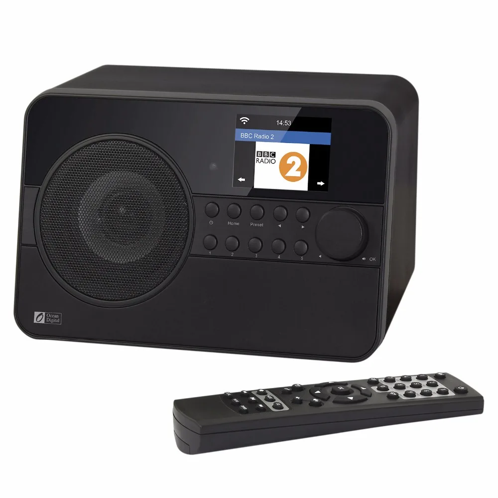 

WiFi Radio Ocean Digital WR-238 Internet wifi Radio WiFi Bluetooth Multi-language Menu Cloud Radio