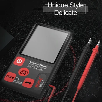 

Ultra-Portable Digital Multimeter Large 3.5" LCD ADMS7 S9CL 3-Line Display Voltmeter DMM AC DC Voltage NCV Ohm Hz Tester