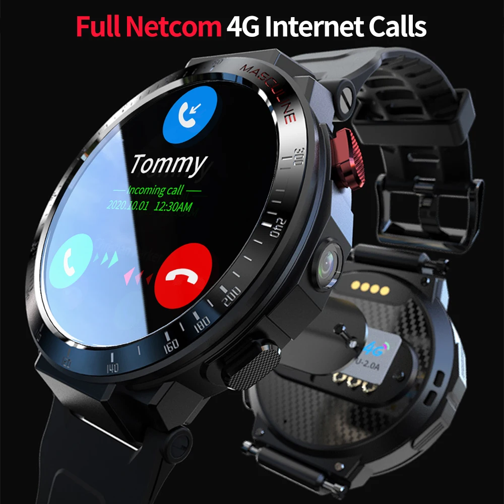 Смарт-часы LOKMAT 4G SIM GPS фитнес-трекер Wi-Fi видеозвонок мобильный банкомат