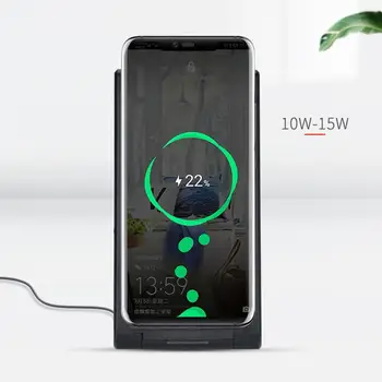 

15W Wireless Charger Fold Stand Holder Compatible With Type C Wireless Fast Charging For All Mobile Phone With Wireless Charging