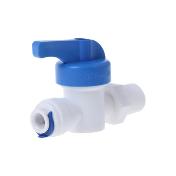 

Straight Inline Ball Valve Tube Quick Connect RO Water Reverse Osmosis System A6HB