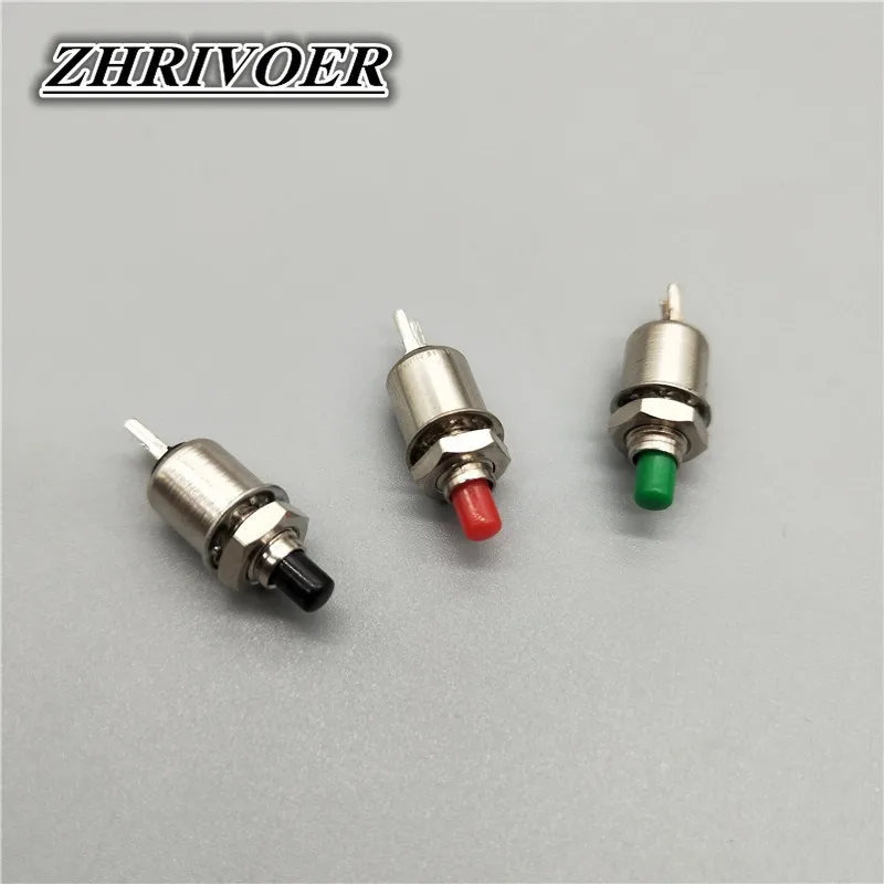 10Pcs 5Mm Ds-402 Auto-Reset/Momentaneo Mini Interruttore A Pulsante 0.5A/125V