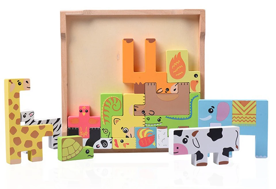Животные детские головоломки строительные ворс музыка стерео ручной захват доска креативное ранее детство обучающий игрушки
