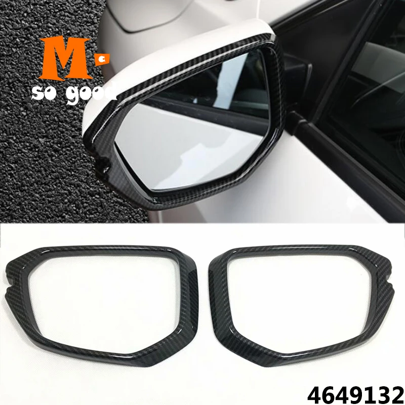2016 To 2018 For Honda Civic 10th -Car Rearview Mirror Rain Eyebrow shield trim Cover auto exterior decoration Accessories 2016 To 2018 For Honda Civic 10th -Car Rearview Mirror Rain Eyebrow shield trim Cover auto exterior decoration Accessories