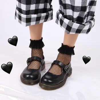 

1 Pair Sweet Breathable Lace Decoration Fishnet Socks Girls Fishnets Hollow Out Mesh Lace Socks Soft Elastic Mesh Floral Socks