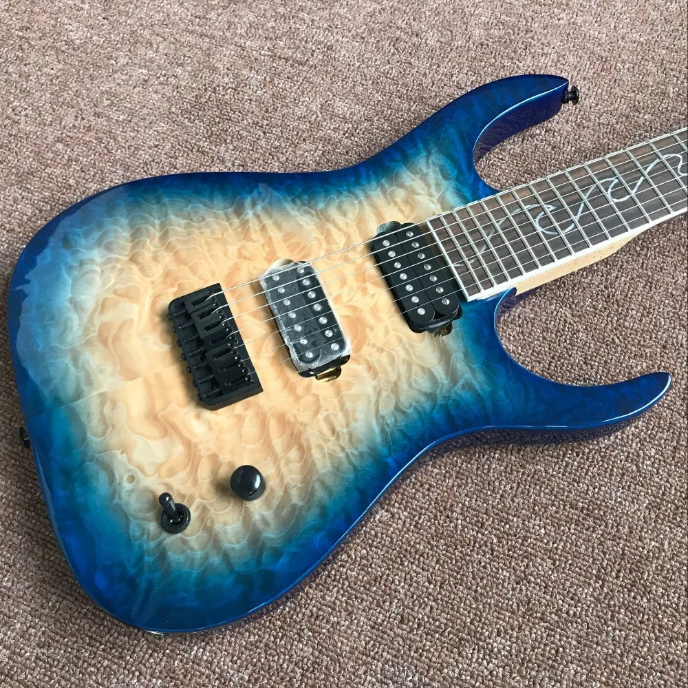 New Style.custom 6 Strings Electric Guitar.support customization gitaar.high quality rosewood fingerboard guitarra,blue color399 (3)