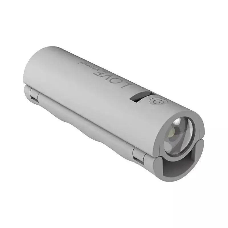 XIAOMI MIJIA ULlife Фонарик светодиодный уличный фонарик портативный мобильный ручка питания 3 в 1 Многофункциональный usb зарядка удобство - Цвет: Gray