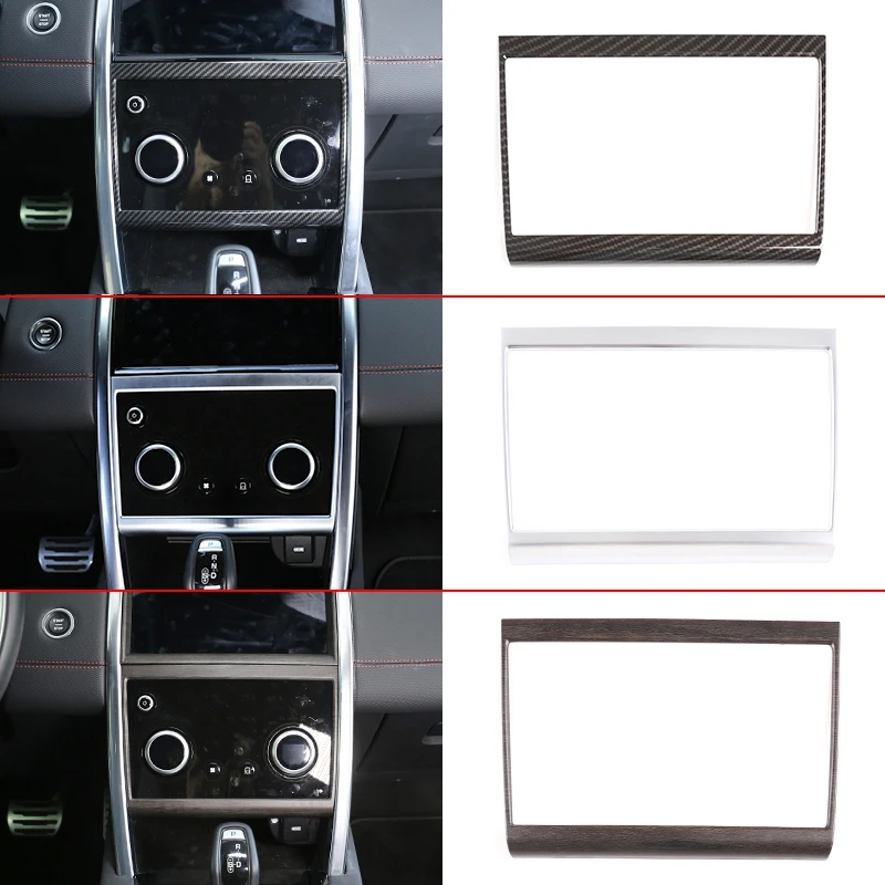 

Car Center Console Air Conditioning Panel Decorative Frame ABS Chrome For Land Rover Discovery Sport 2020 Car Interior Accessory
