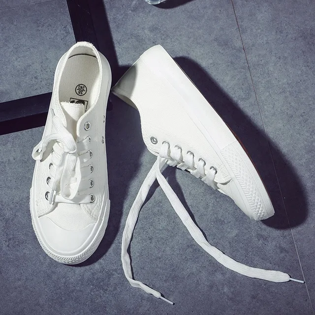 US $10.99 2019 Spring New Designer Wedges White Shoes Female Platform Sneakers Women Tenis Feminino Casual Fe
