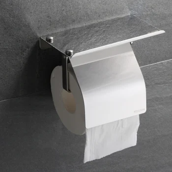 

Bathroom Toilet Tissue Box Toilet Mobile Phone Holder Toilet Paper Holder No Punch Tissue Holder Hotel Tissue Holder With Lid