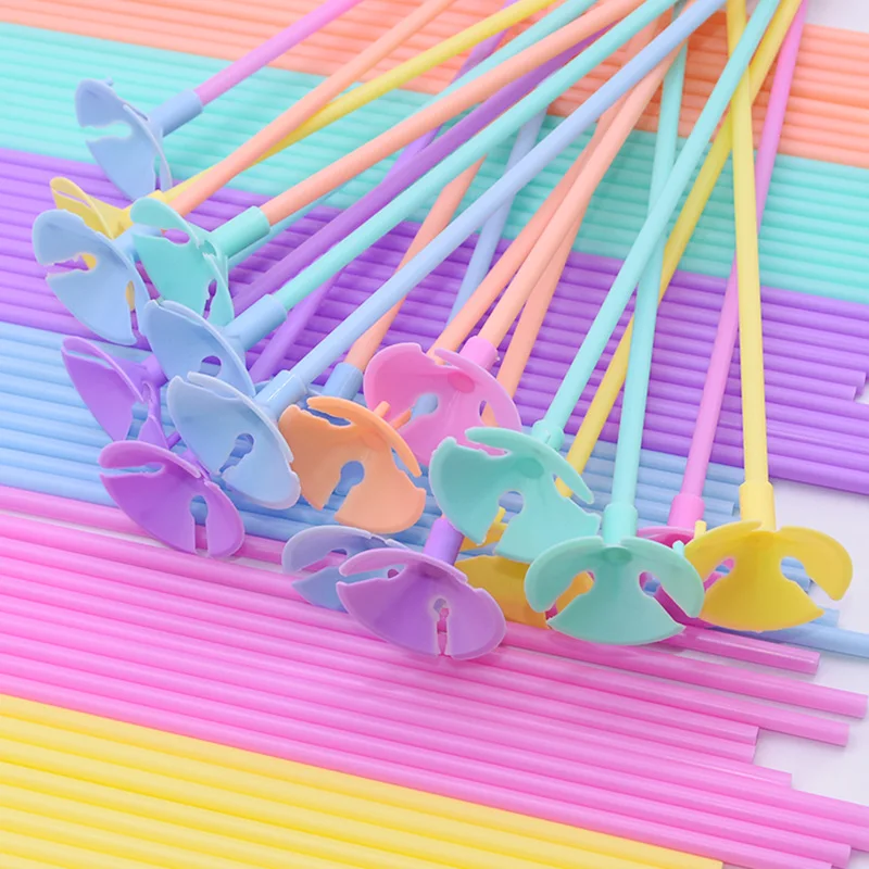 10 компл./лот пластиковый держатель для шарика палочки стержни с белыми чашками