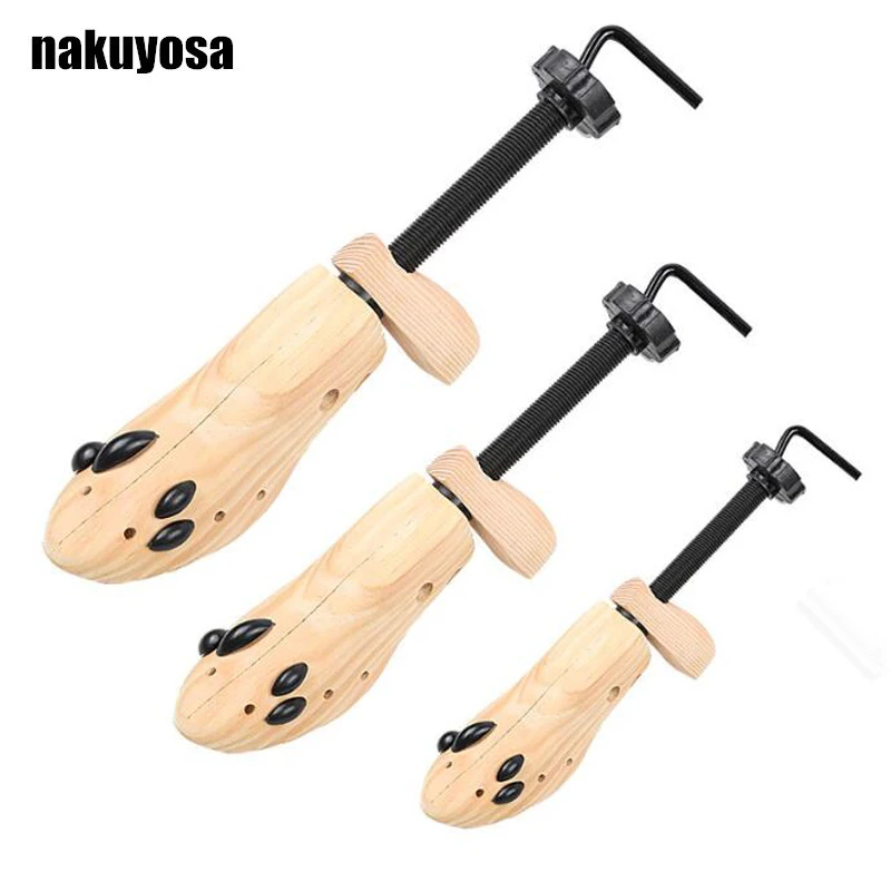 

Wooden PU Shoes Width Extender Adjustable High-heel Shoes Trees Shaper Stretcher Tools S/M/L Unisex Boots Expander Trees Rack