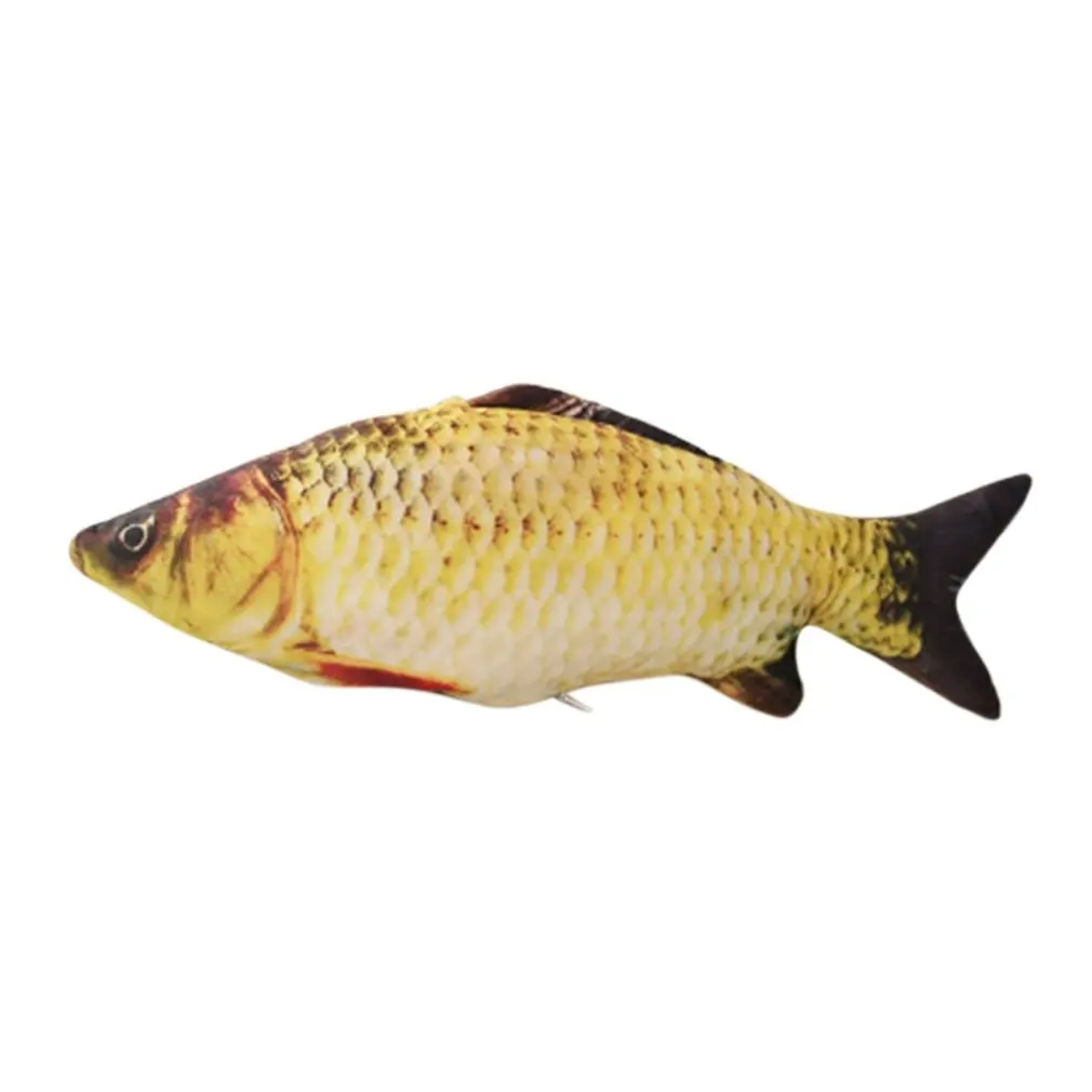 

Pet Cat Play Crucian Fish Shape Mint Catnip Chewing Kids Gifts Scratch Toy Cat Favor Simulation Fish Pet Product Supplies