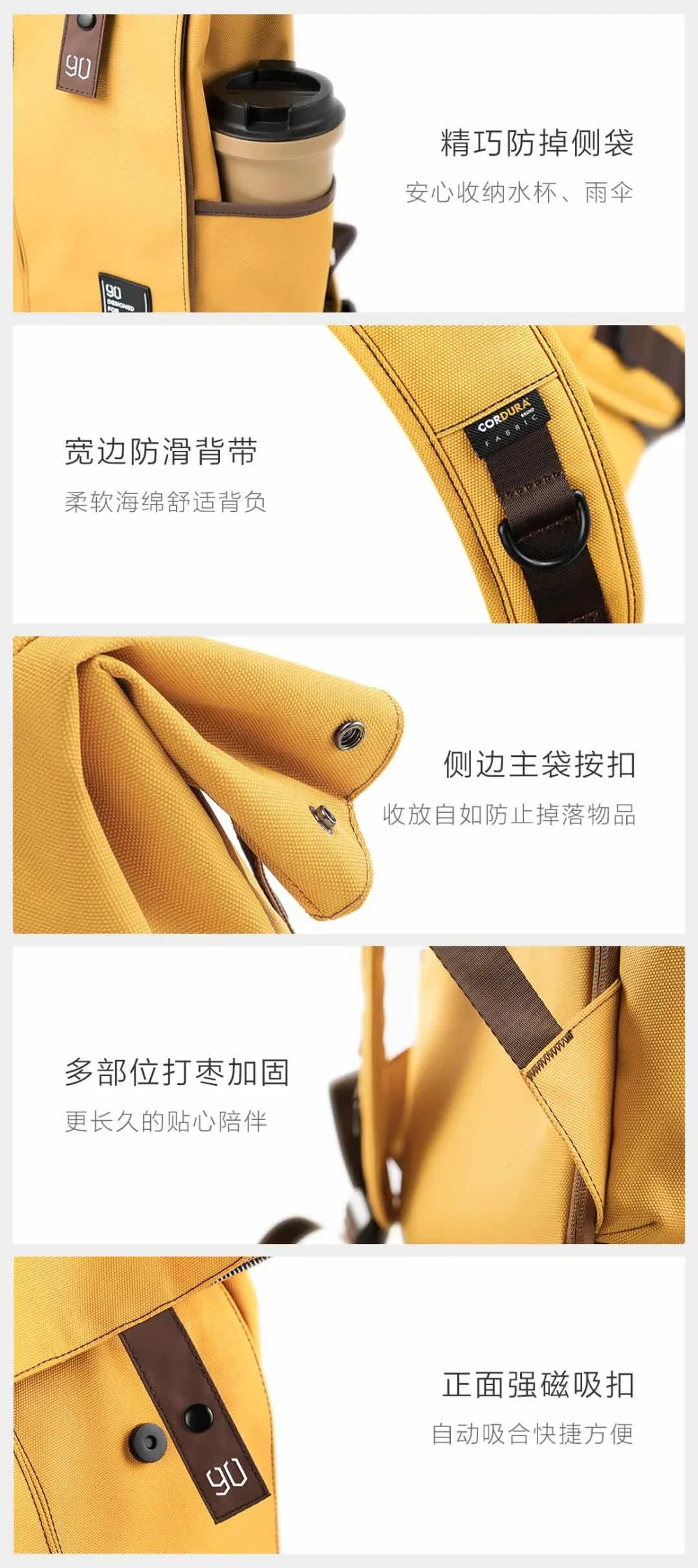 Xiaomi Модный яркий студенческий Повседневный Рюкзак, прочный и прочный водонепроницаемый студенческий рюкзак, 15," Сумка для ноутбука, дорожная сумка
