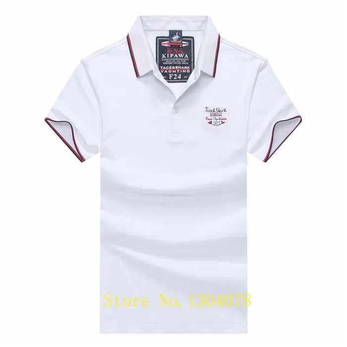 Высококачественная брендовая Классическая рубашка поло с акулой, мужская деловая хлопковая приталенная рубашка с логотипом Tace& shark, Мужская рубашка поло, мужская рубашка 920