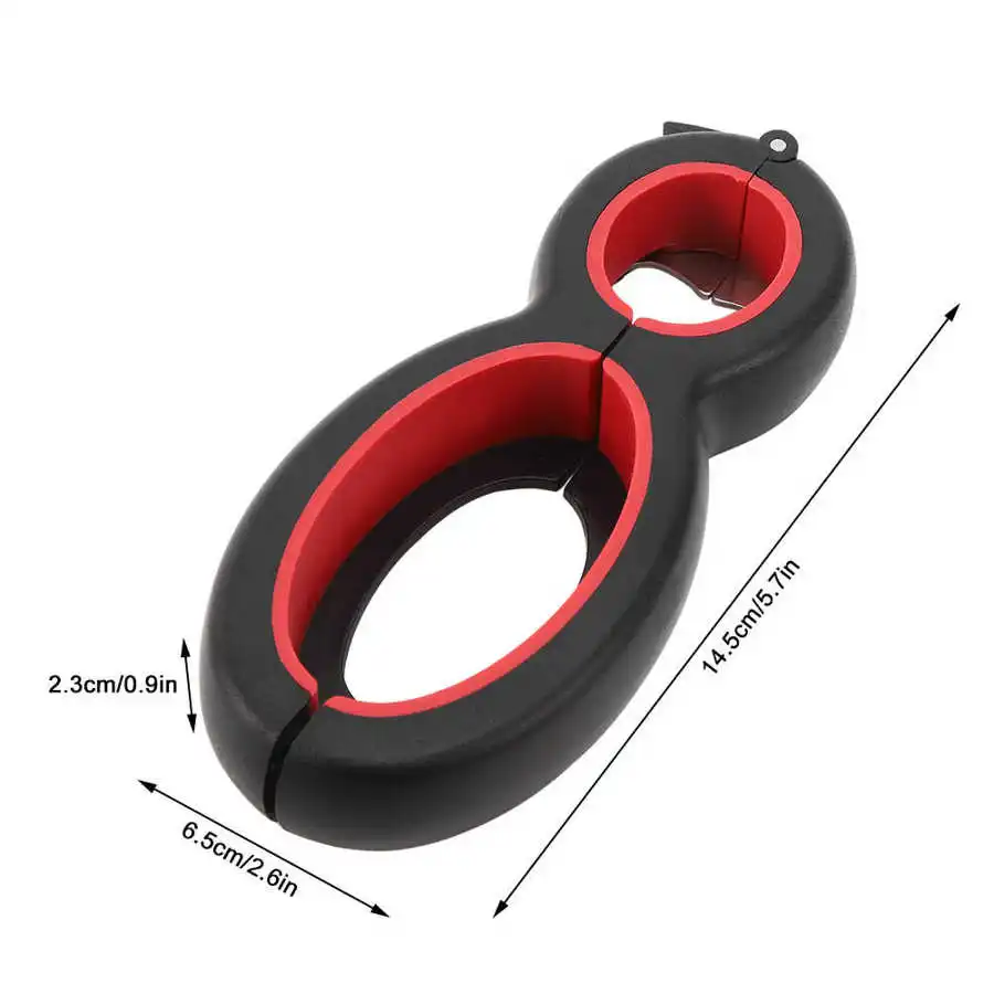 1Pc Multifunctinal Stainless Steel 6 In 1 Bottle Can Opener Corkscrew For Bar Restaurant Use Beer Wine Opener Bar Kitchen Tool