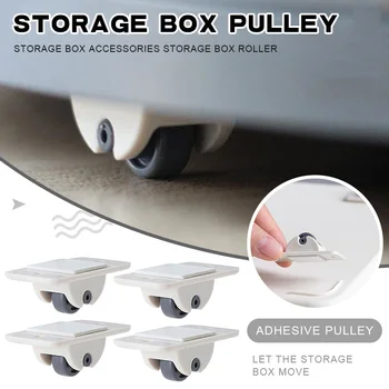 

Fixed Rail Wheels Plastic One-way Small Wheels Pastetable Directional Wheel Hardware Accessories for Storage Box H88F