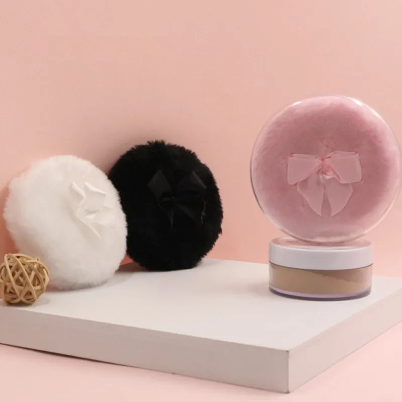5pcs Makeup Foundation Sponge Round Shape Facial Face Body Loose Powder Puff Soft Cosmetic Sponge Puff Large Size 4