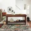 Retro Persian Style Carpets Green Geometric Ethnic Living Room Kitchen Home Decor Area Rugs Bedroom Bedside Hallway Floor Mat ► Photo 1/6