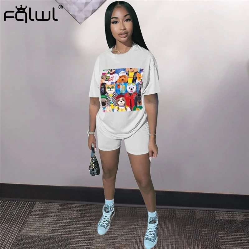 biker shorts and shirt outfit