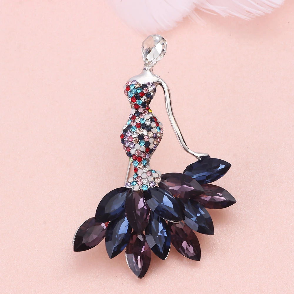 Farleena Schmuck Schone Fee Brosche Mit Voller Strass Mode Gemalt Broschen Pins Fur Frauen Brooch Fashion Fashion Broochfairy Brooch Aliexpress