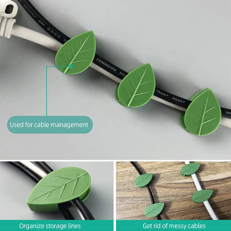 Plant Clips 10pcs Leaves Wall Vine Flower Vegetables Plant Holder