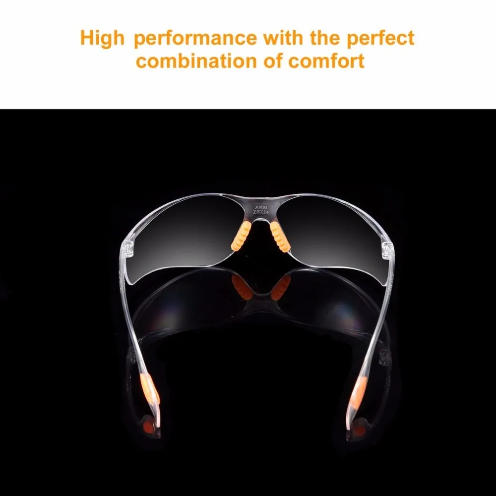 Safety Glasses Protective Motorcycle Goggles Dust Wind Splash Proof Lab Goggles Light Weight High Strength Impact Resistance