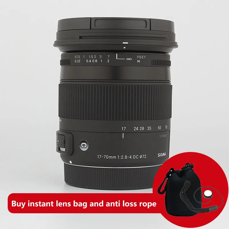 SIGMA Lente Dc 17-70 мм F/2 8-4 Os Macro Hsm P/современный объектив |