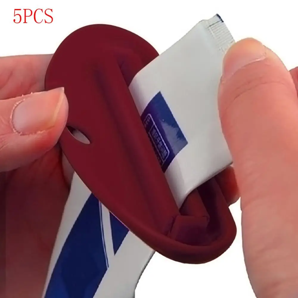 

5PCS Multi-purpose Creative Multi-purpose Squeeze Lips Toothpaste Dispenser Extruder Dropshipping Bathroom Accessories