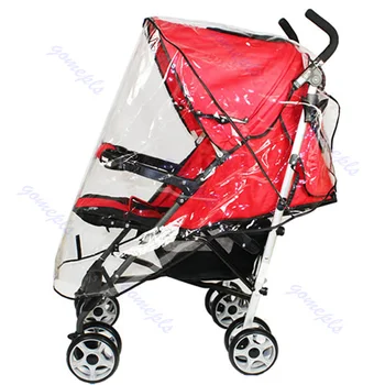 

Universal Waterproof Rain Cover Wind Shield Fit Most Strollers Pushchairs R9UE