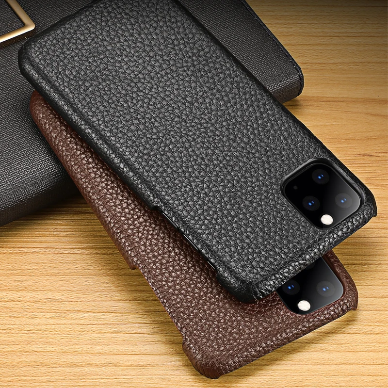 Роскошный мягкий чехол из натуральной кожи для iPhone 11 Pro Max Ультратонкий защитный