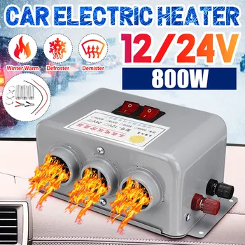 

800W/1000W 12V/24V Winter Car Heater Car Interior Heating Cooling Fan Warm Heater Window Demister Defroster Portable Car Heater