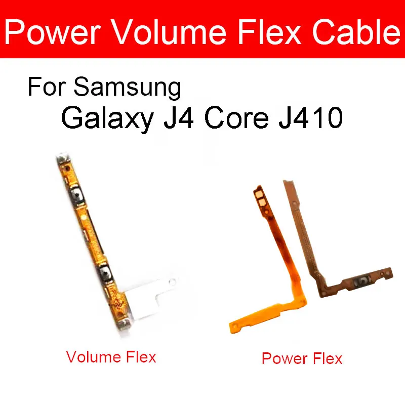 Фото Гибкий кабель питания для Samsung Galaxy J4 Core J4Core SM-J410G J410G кнопка включения боковой гибкий ленточный кабель №1